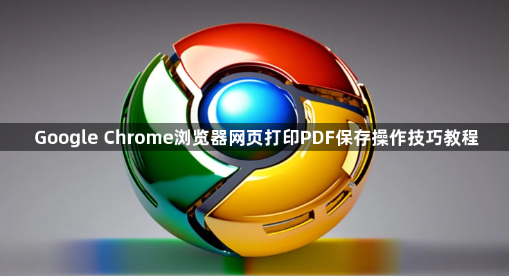 Google Chrome浏览器网页打印PDF保存操作技巧教程1
