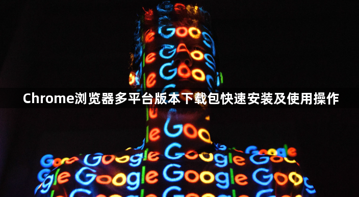 Chrome浏览器多平台版本下载包快速安装及使用操作1