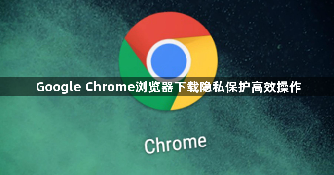 Google Chrome浏览器下载隐私保护高效操作1