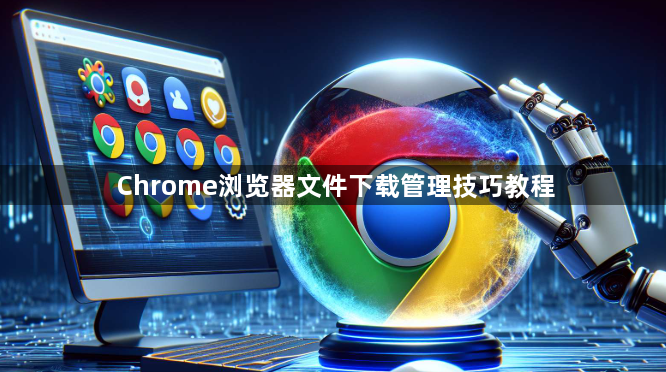Chrome浏览器文件下载管理技巧教程1