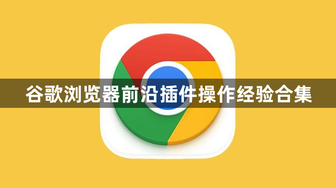 谷歌浏览器前沿插件操作经验合集1