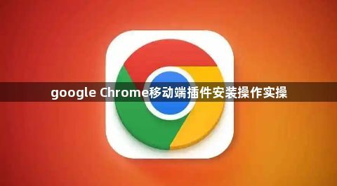 google Chrome移动端插件安装操作实操1