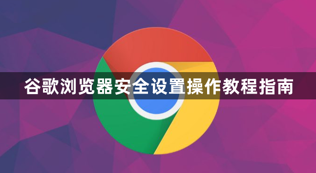 谷歌浏览器安全设置操作教程指南1