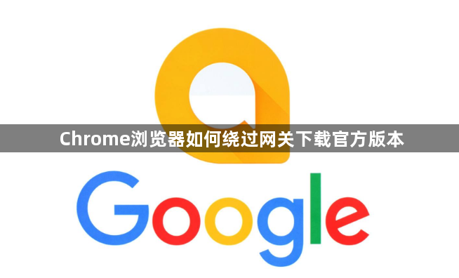 Chrome浏览器如何绕过网关下载官方版本1