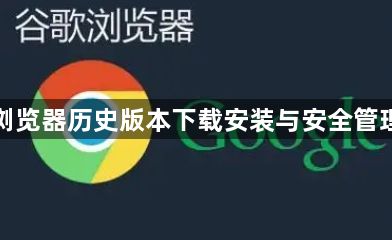 谷歌浏览器历史版本下载安装与安全管理技巧1
