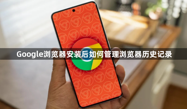 Google浏览器安装后如何管理浏览器历史记录1