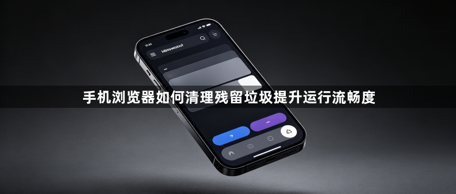 手机浏览器如何清理残留垃圾提升运行流畅度1