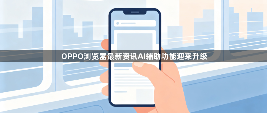 OPPO浏览器最新资讯AI辅助功能迎来升级1