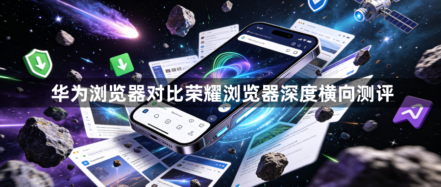 华为浏览器对比荣耀浏览器深度横向测评1