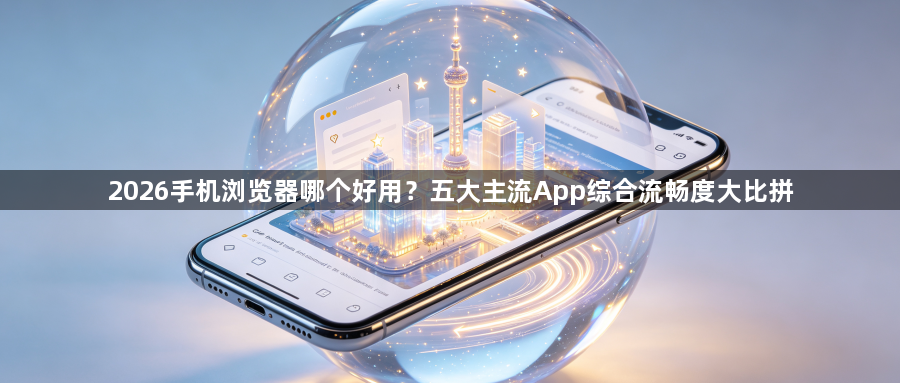 2026手机浏览器哪个好用?五大主流App综合流畅度大比拼1