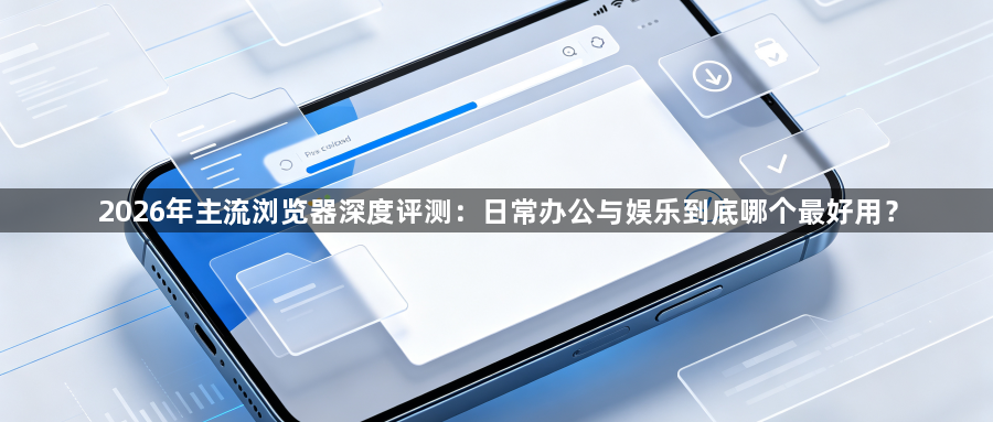 2026年主流浏览器深度评测:日常办公与娱乐到底哪个最好用?1