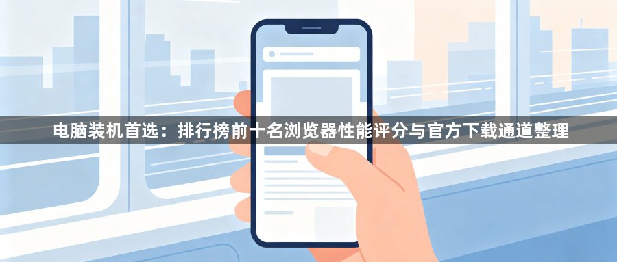 电脑装机首选：排行榜前十名浏览器性能评分与官方下载通道整理1