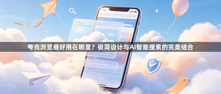 夸克浏览器好用在哪里？极简设计与AI智能搜索的完美结合1