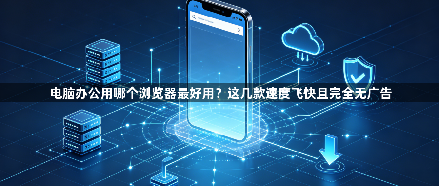 电脑办公用哪个浏览器最好用?这几款速度飞快且完全无广告1