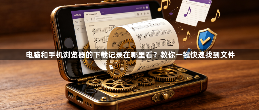 电脑和手机浏览器的下载记录在哪里看？教你一键快速找到文件1