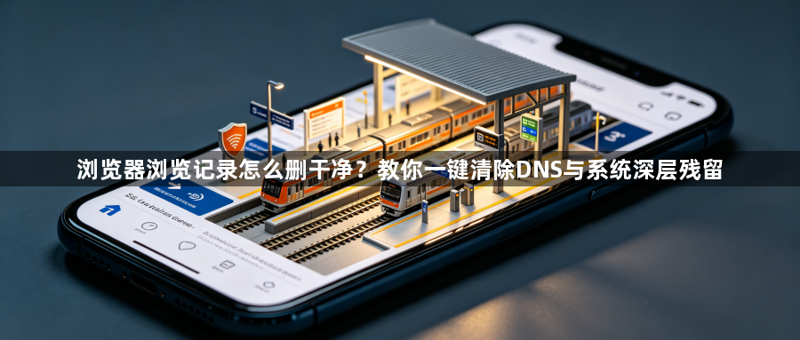 浏览器浏览记录怎么删干净？教你一键清除DNS与系统深层残留1