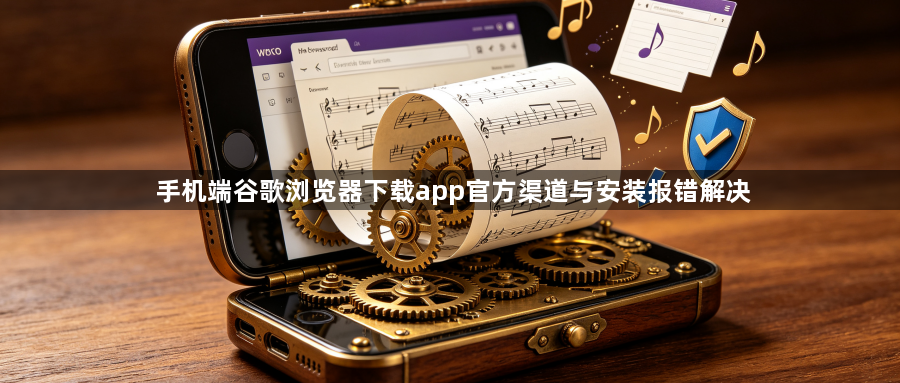 手机端谷歌浏览器下载app官方渠道与安装报错解决1