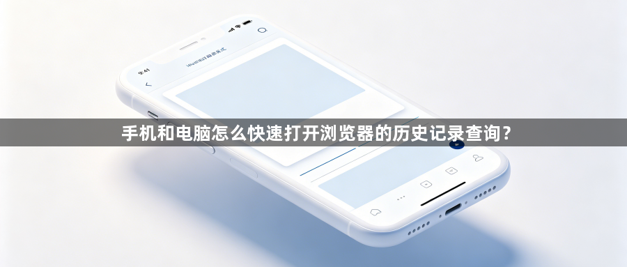 手机和电脑怎么快速打开浏览器的历史记录查询?1