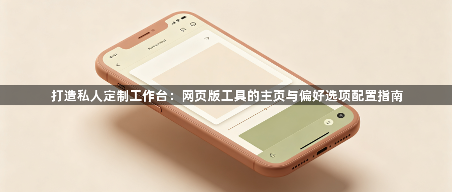打造私人定制工作台:网页版工具的主页与偏好选项配置指南1