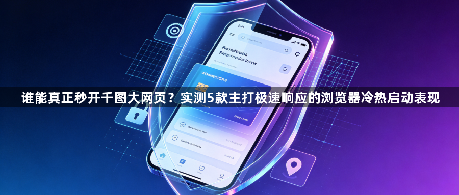 谁能真正秒开千图大网页?实测5款主打极速响应的浏览器冷热启动表现1