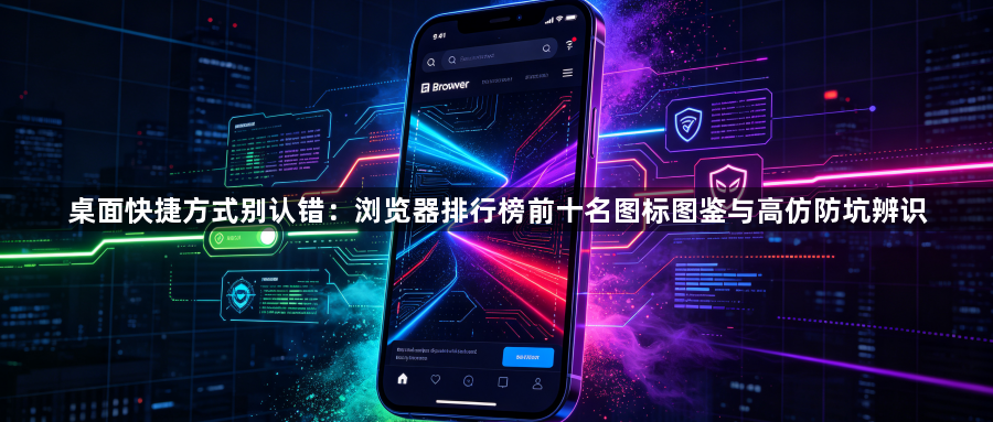 桌面快捷方式别认错:浏览器排行榜前十名图标图鉴与高仿防坑辨识1