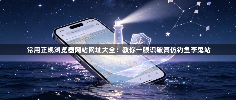 常用正规浏览器网站网址大全:教你一眼识破高仿钓鱼李鬼站1