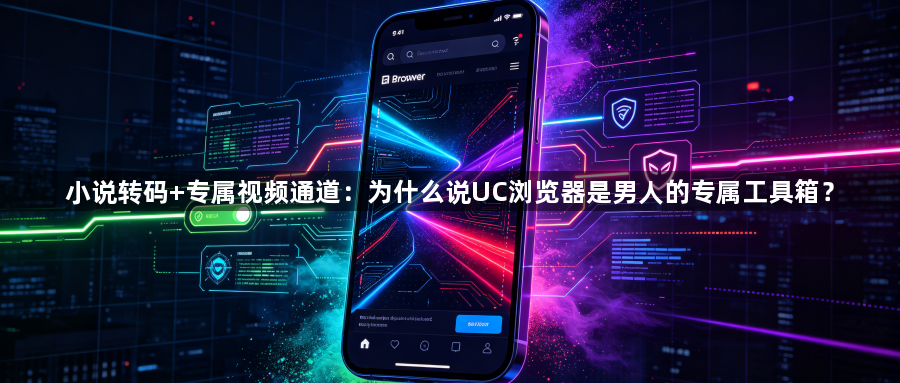 小说转码+专属视频通道:为什么说UC浏览器是男人的专属工具箱?1