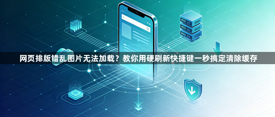 网页排版错乱图片无法加载？教你用硬刷新快捷键一秒搞定清除缓存1