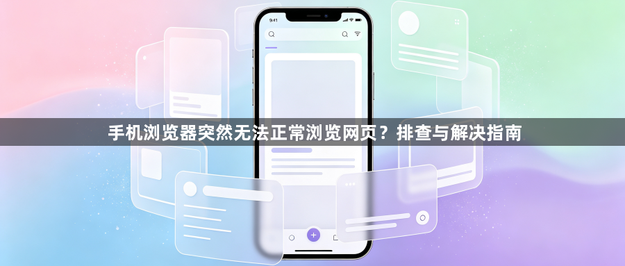 手机浏览器突然无法正常浏览网页?排查与解决指南1