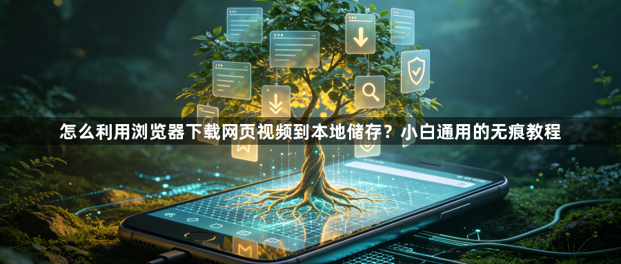 怎么利用浏览器下载网页视频到本地储存?小白通用的无痕教程1