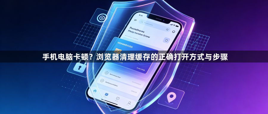 手机电脑卡顿？浏览器清理缓存的正确打开方式与步骤1