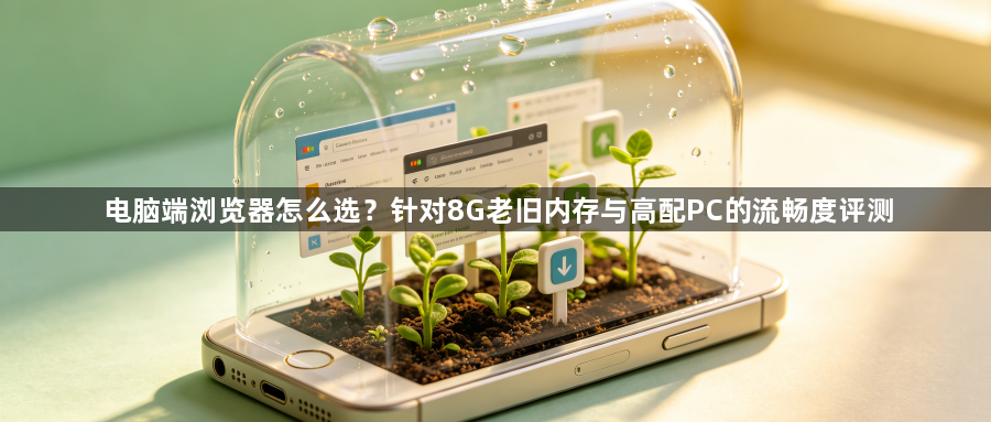 电脑端浏览器怎么选？针对8G老旧内存与高配PC的流畅度评测1