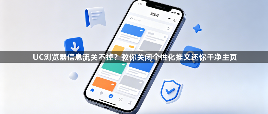 UC浏览器信息流关不掉？教你关闭个性化推文还你干净主页1